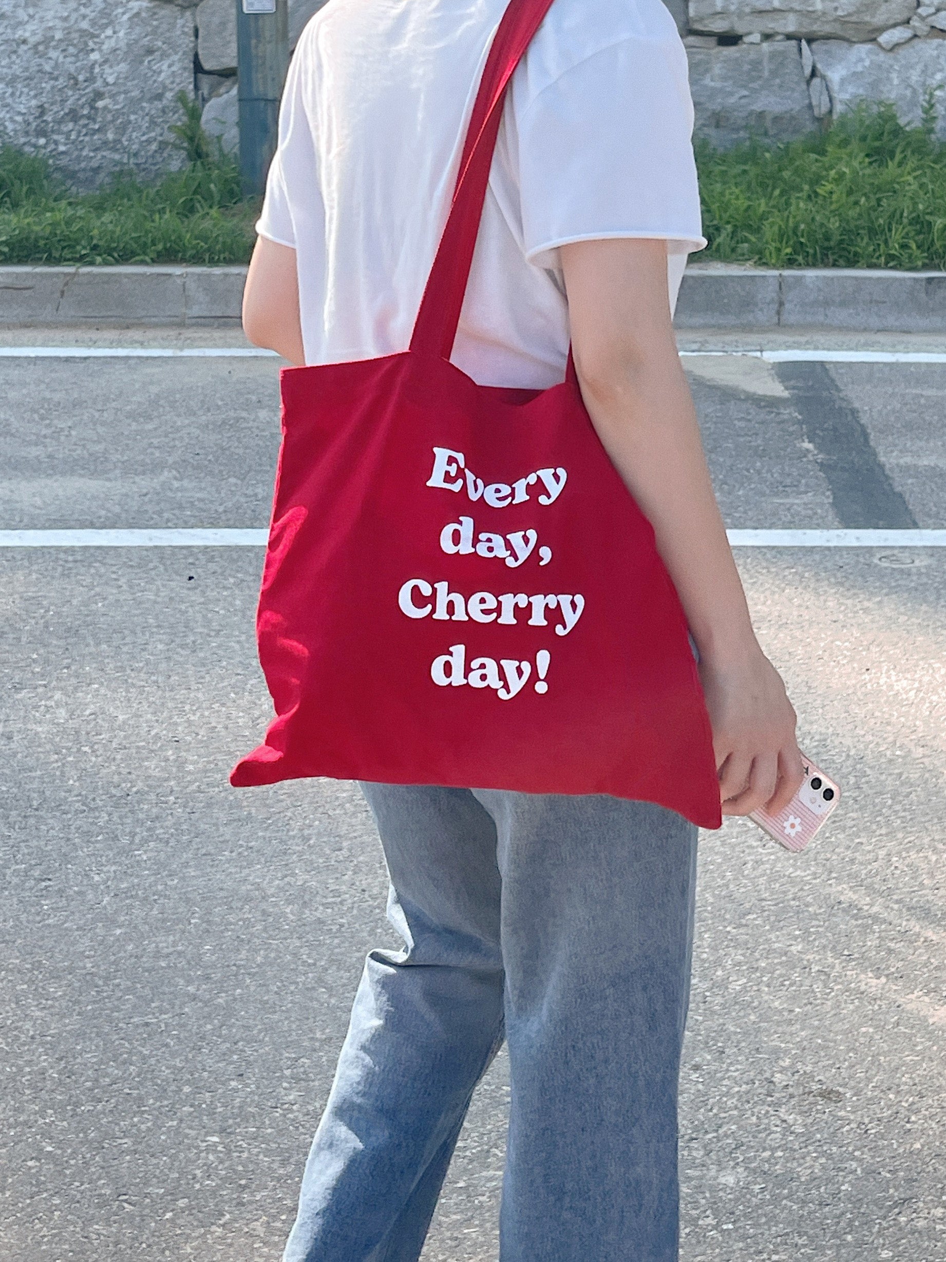 チェリーデイエコバッグ(グリーン)/CHERRYDAY ECO BAG (GREEN