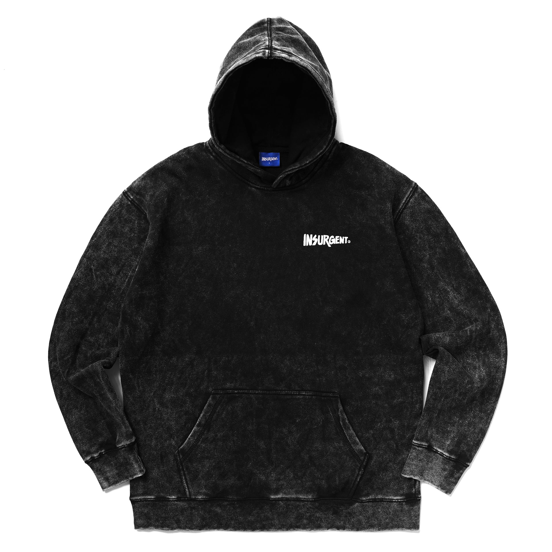Small Logo Washed Hoodie Black – 60% - SIXTYPERCENT