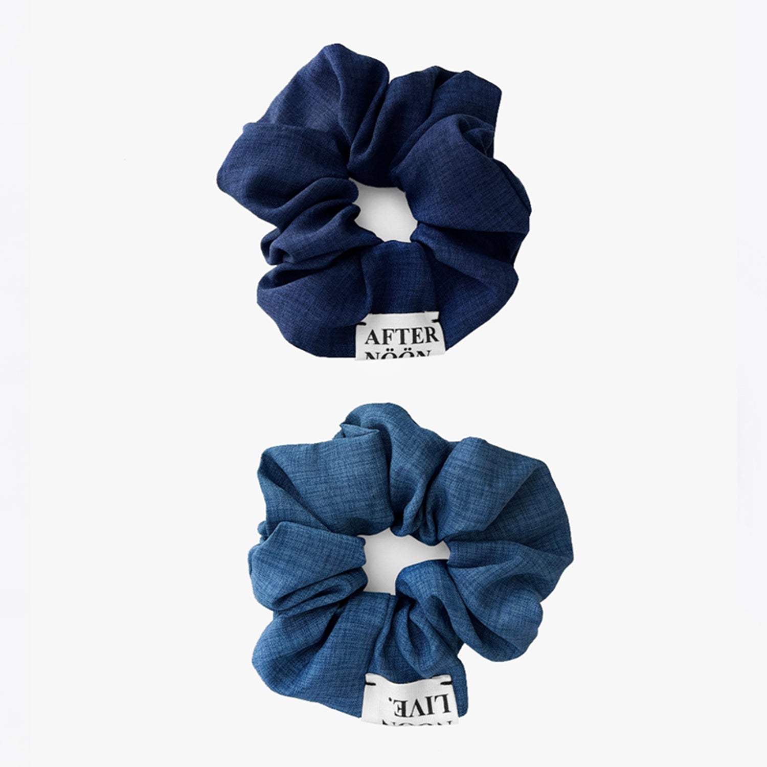 アフタヌーンライブデニムシュシュ / Afternoonlive Denim Scrunchie (2C)AFTERNOONLIVE/ {{  category }} - ヘアアクセサリー