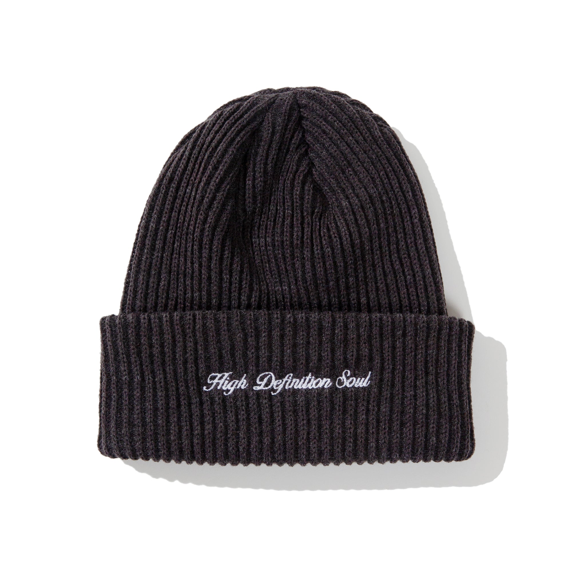 カースィヴ ロゴビーニー / CURSIVE LOGO BEANIE - CHARCOALHDS/ {{ category }}