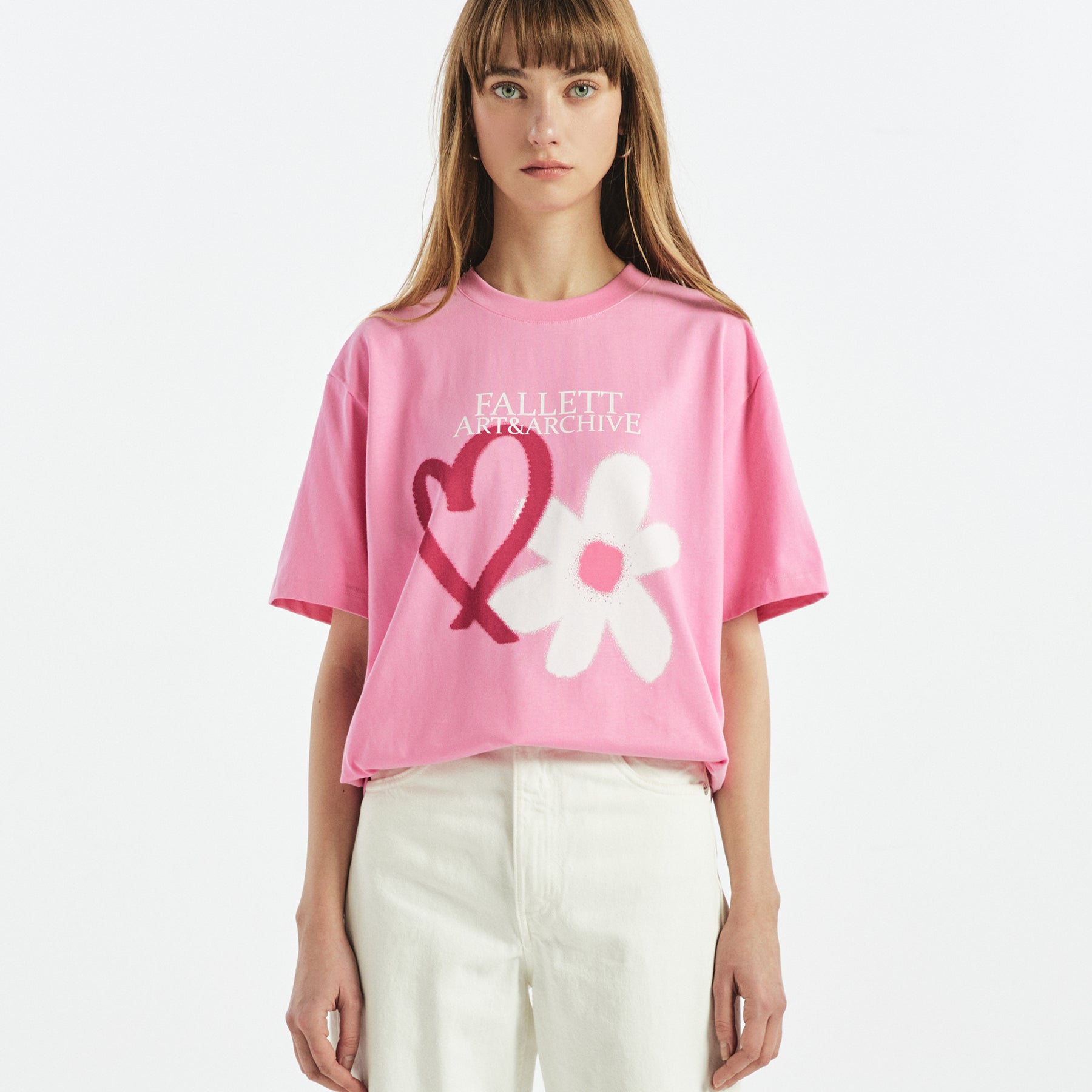 ラブスプレーショートスリーブ/LOVE SPRAY SHORT SLEEVE PINK – 60