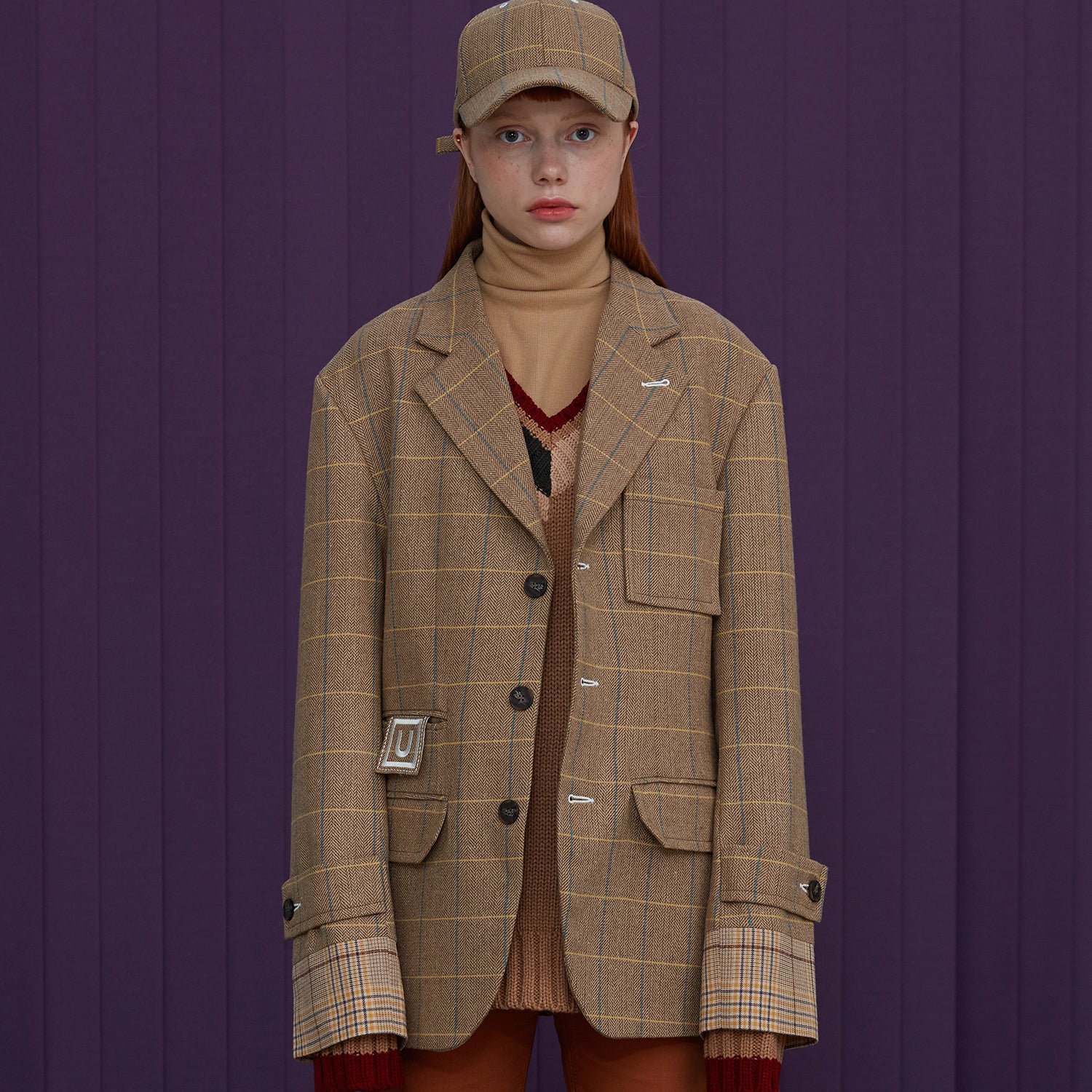 SIGNATURE]ウールチェックジャケット / WOOL CHECK JACKET – 60