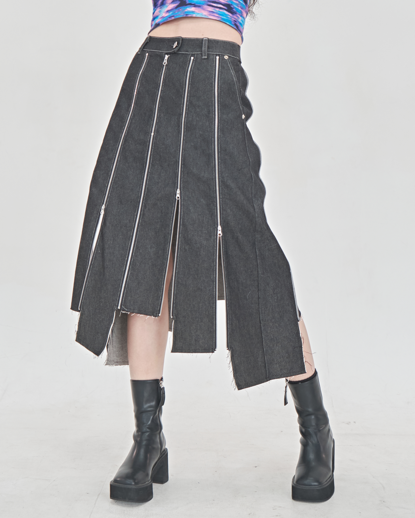 ラフデニムスカート/ROUGH DENIM SKIRT – 60% - SIXTYPERCENT