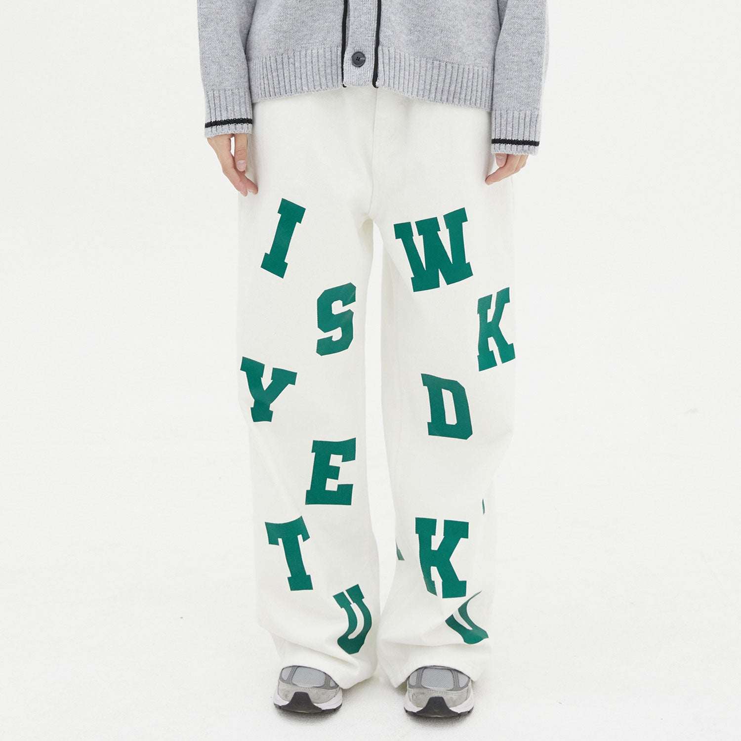 ロゴプリンティングワイドパンツ / Logo printing wide pants – 60