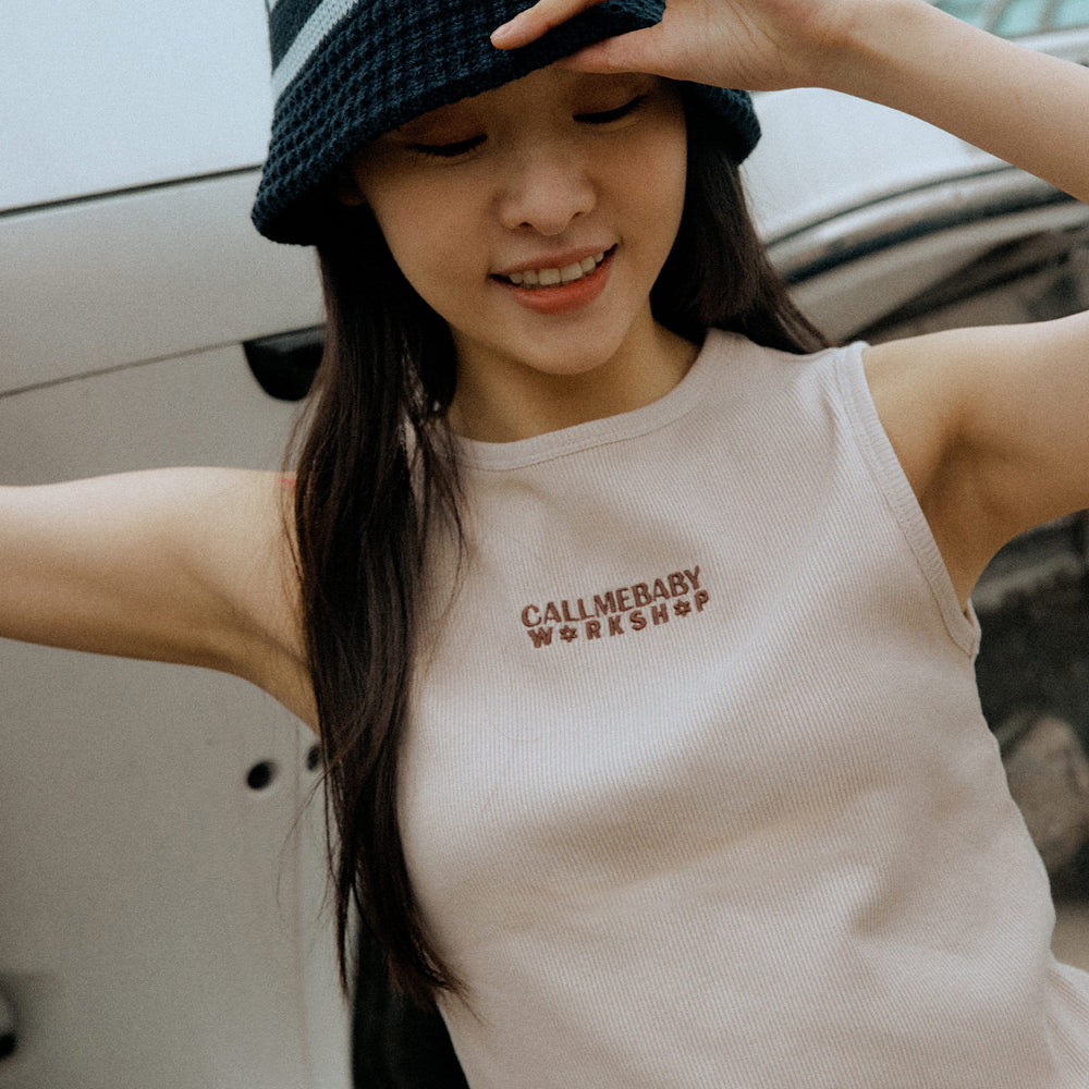 ベイビーワークショップリブタンク / Baby Workshop Rib Tank _ Tan