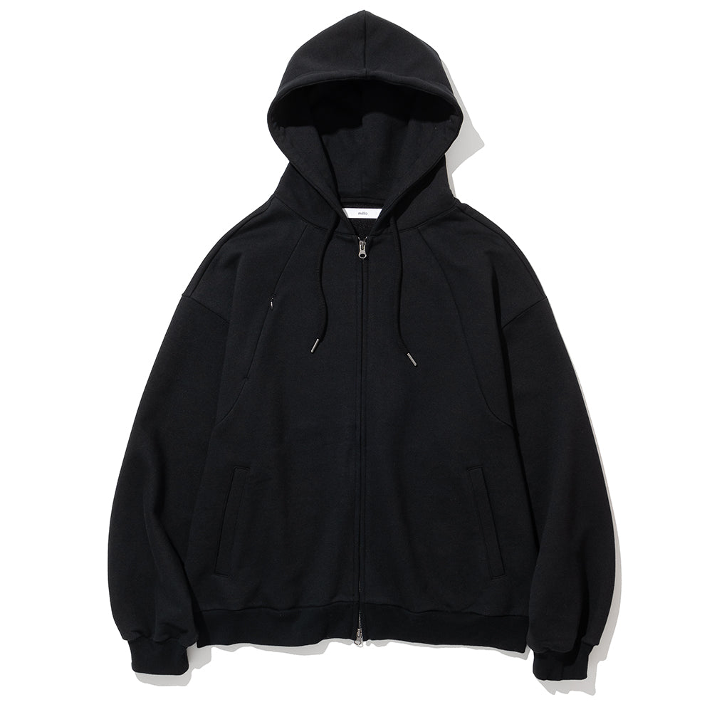 インシジョンテリーフードジップアップ / Incision Terry Hood Zip-up