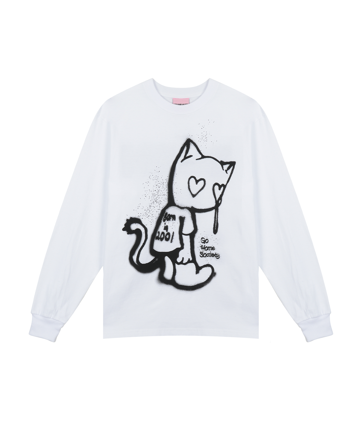 OY/オーワイ』EMOTION CAT LONG SLEEVE/猫ロングスリーブ-