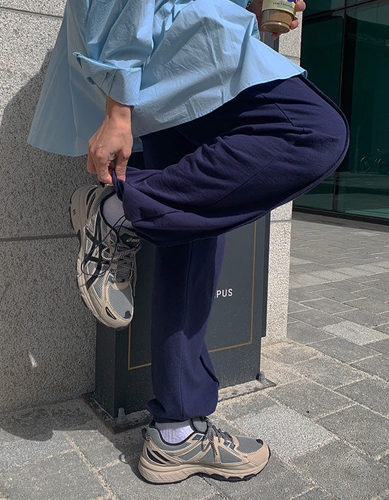 デコピンタックスウェットパンツ / ASCLO Deco Pintuck Sweat Pants