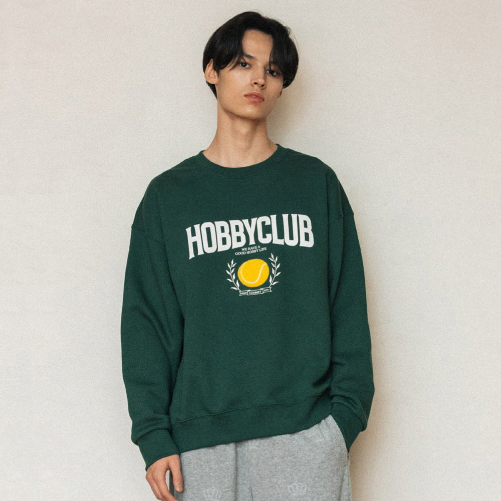 テニスボールスウェットシャツ/TENNIS BALL SWEATSHIRT_GREENGoodHobbyClub/ {{ category }}