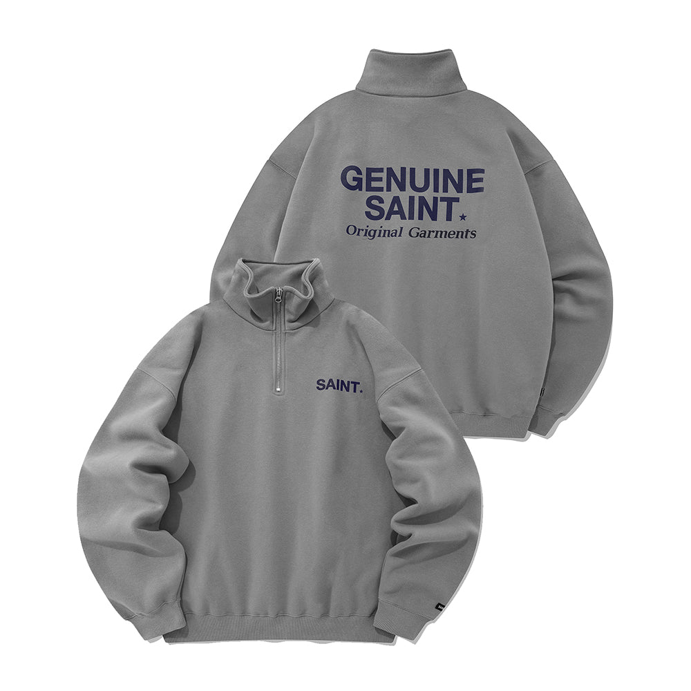 G.セイントハーフジップアップ/SP G.SAINT HALF ZIP-GRAYsaintpain