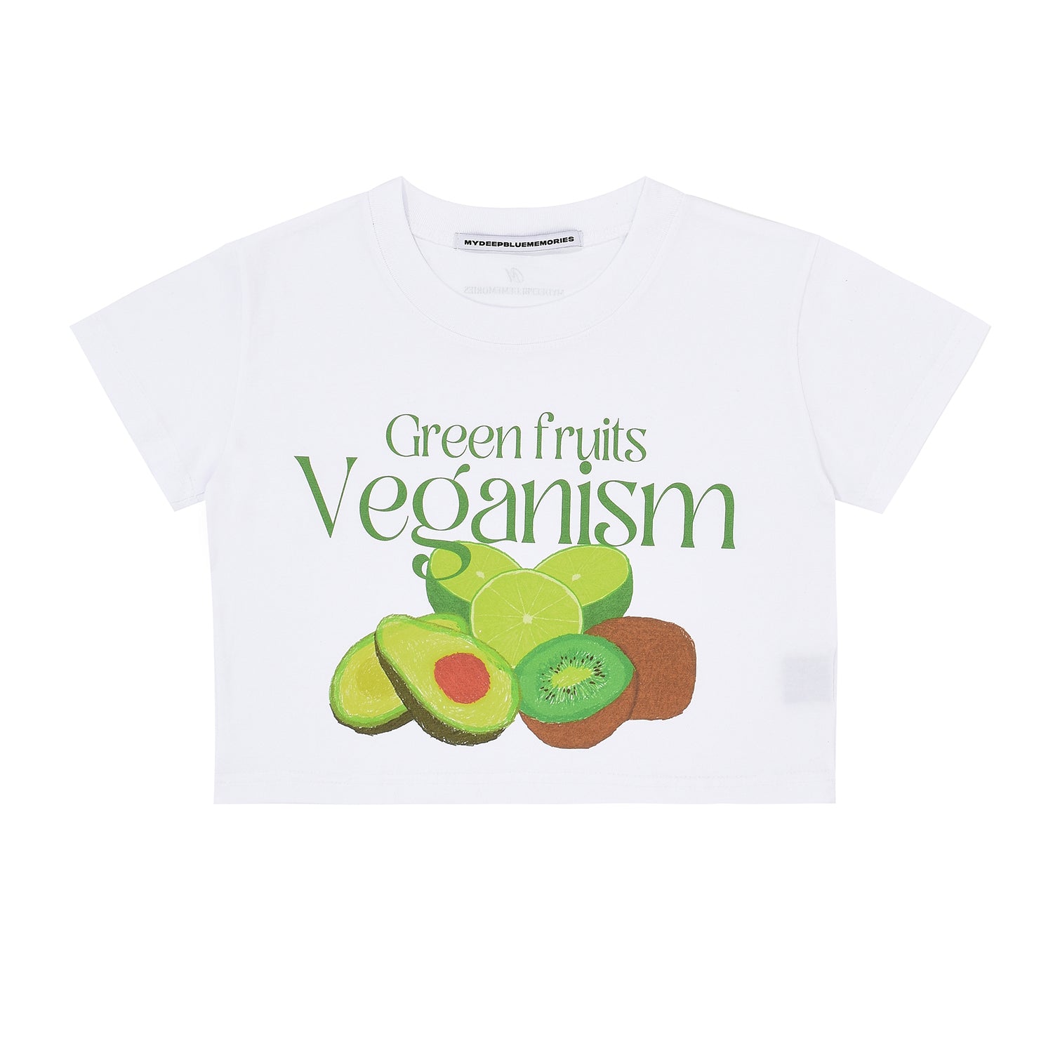 アイウォントビーガニズムクロップTシャツ / i want veganism crop t