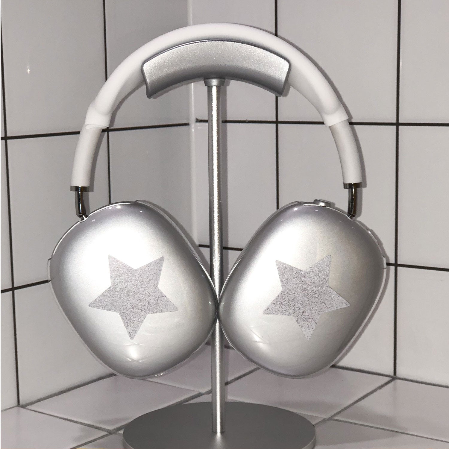 シルバースターAirPods Maxケース / silver star airpods max case 