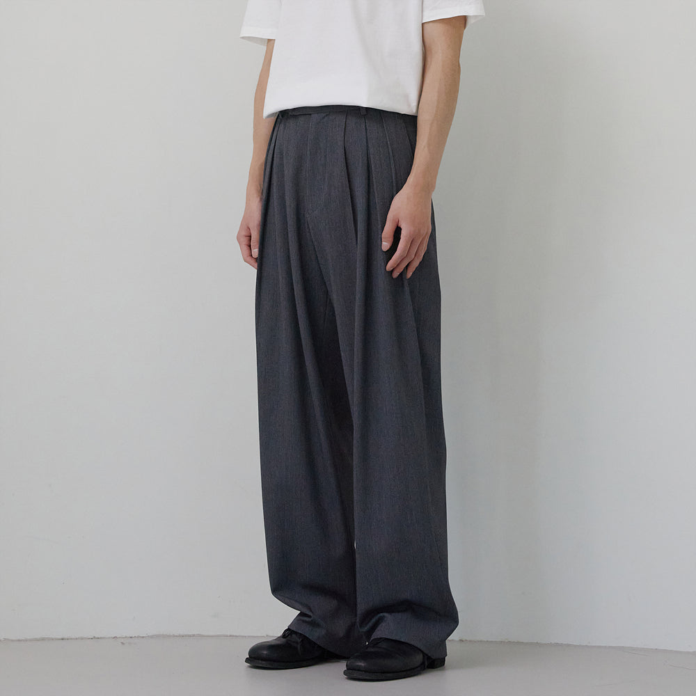 マッドプリーツワイドトラウザー / MAD PLEATS WIDE TROUSERS