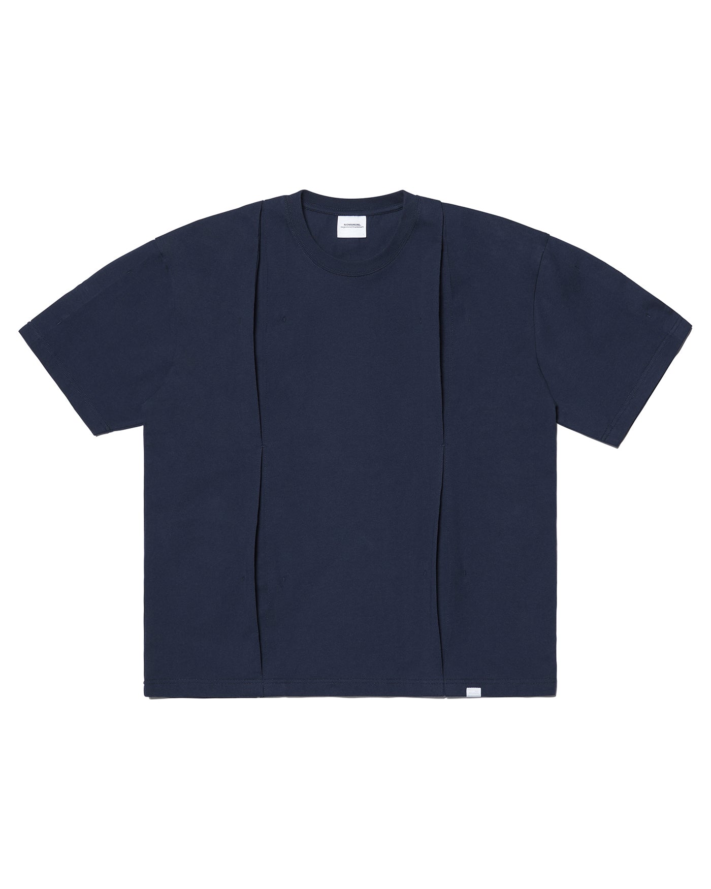 オープンタックTシャツ / OPEN TUCK T-SHIRT - DARK NAVYnomanual