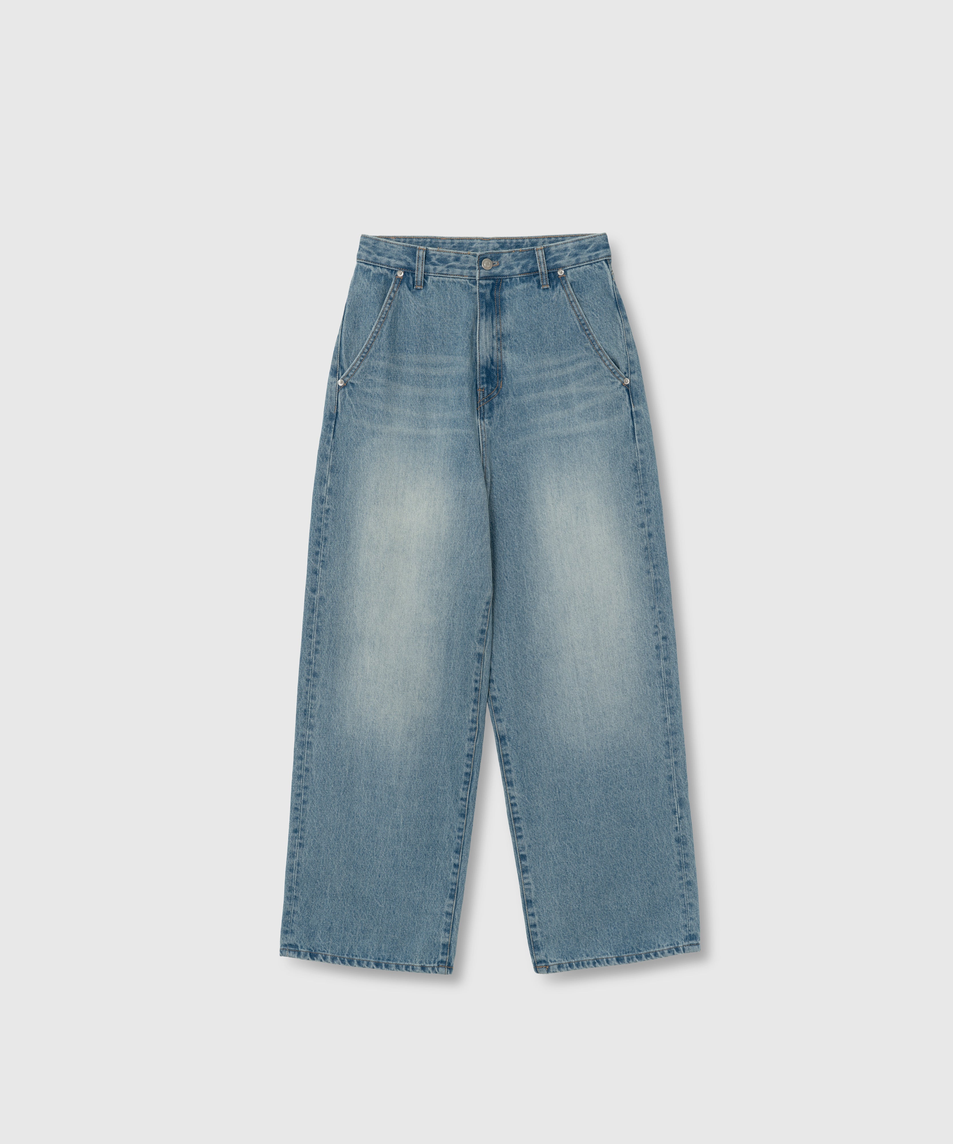 WASHED WIDE DENIM PANTS – 60% - SIXTYPERCENT