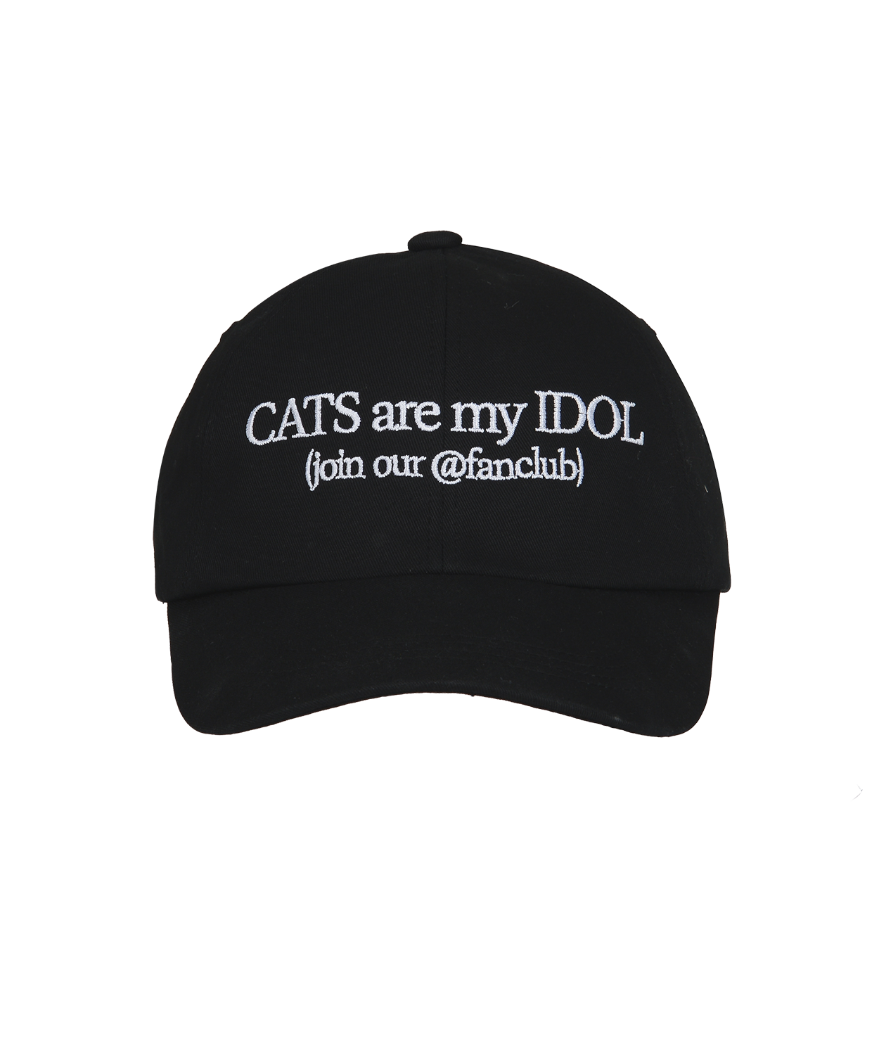 キャッツアーマイアイドルキャップ / CATS ARE MY IDOL CAP_BLACK – 60