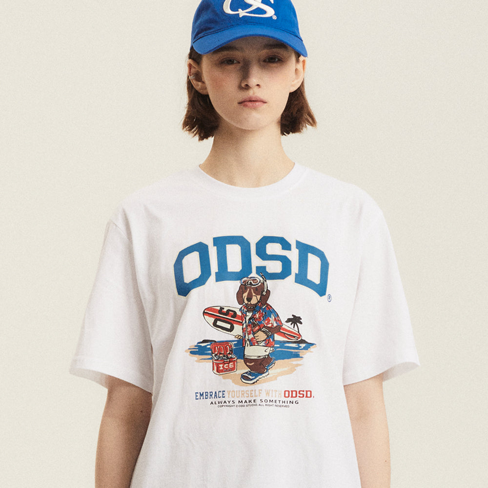 オードパフィーシリーズ SURF Tシャツ/ Odd Puppy Series SURF T-shirt