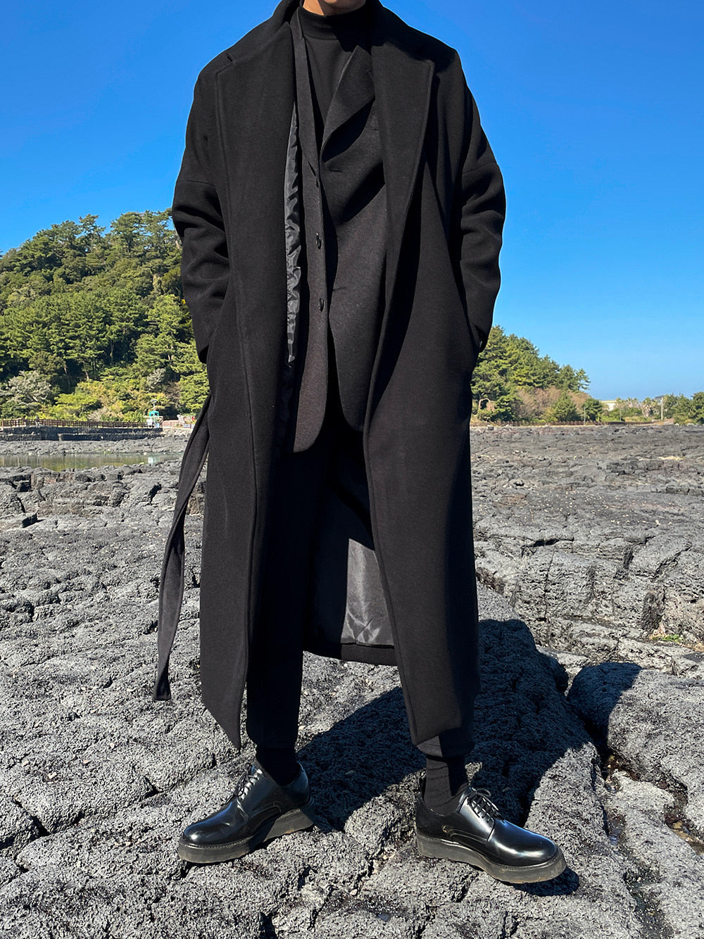 ガウンロングコート/ASCLO Gown Long Coat (2color) – 60