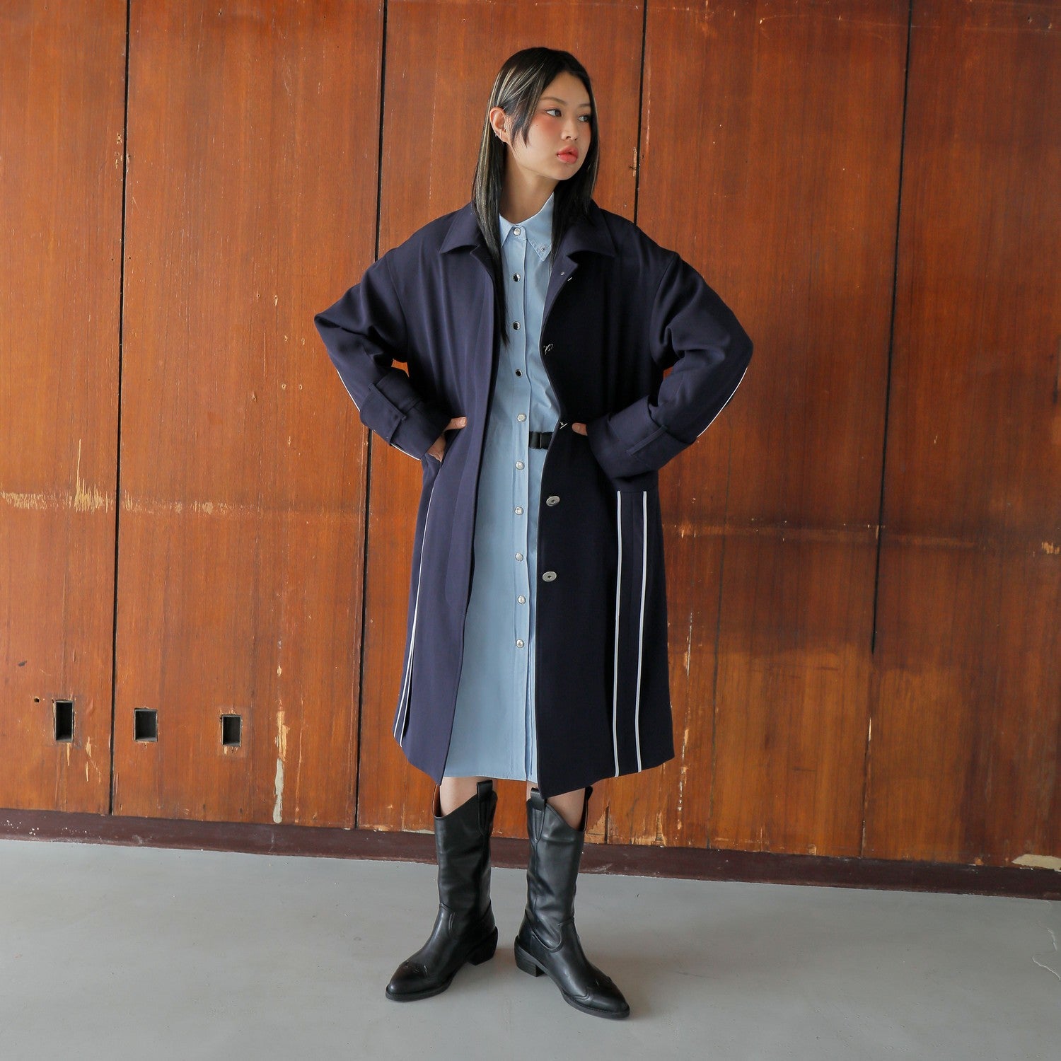 SUNSEA OVER COAT 20ss-