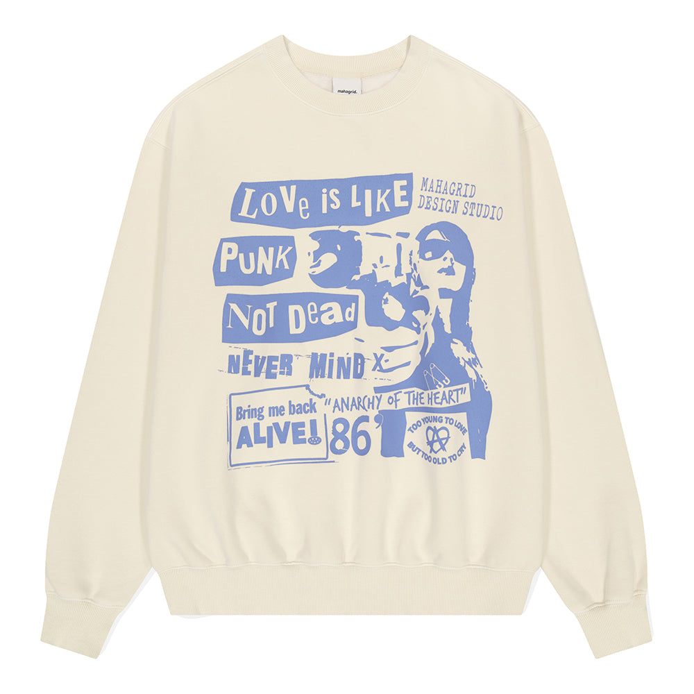 LOVE PUNK PIGMENT SWEATSHIRT – 60% - SIXTYPERCENT