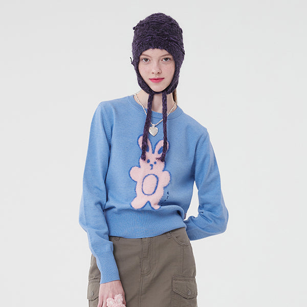 ウィティーバニーフラットニット／WITTY BUNNY FLAT KNIT [LIGHT BLUE]KIRSH/ {{ category }}