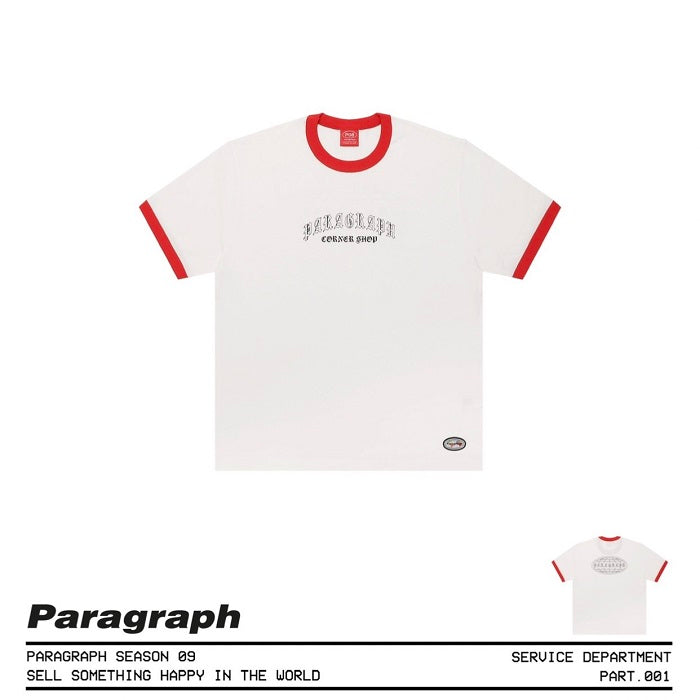 ★レア★ Paragraph パラグラフ　リンガーTシャツ　半袖　Tシャツ