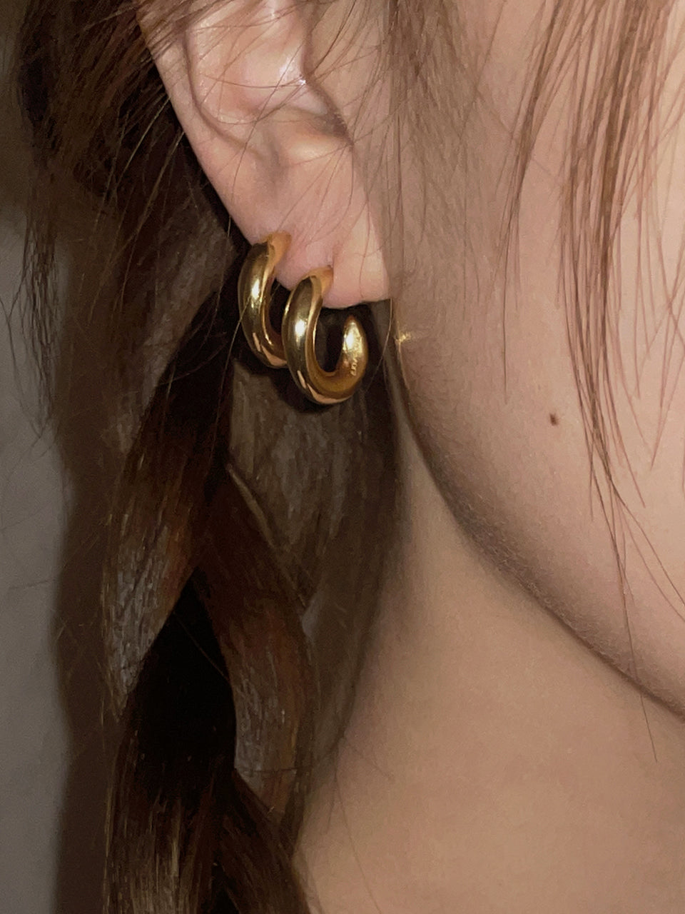 ロロゴールドピアス / RORO GOLD EARRINGS – 60% - SIXTYPERCENT