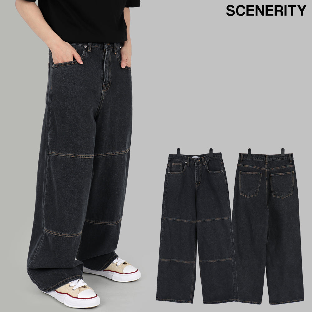 通販NEW SCENERITY シナリティ City wide jeans ストレートパンツの