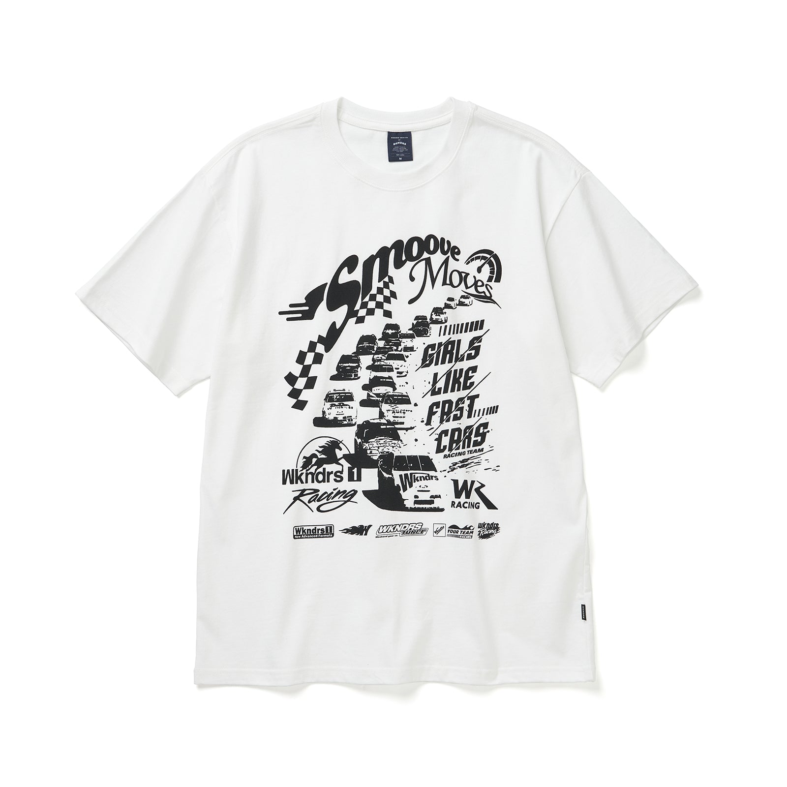 レイシングTシャツ / RACING T-SHIRT (WHITE) – 60% - SIXTYPERCENT