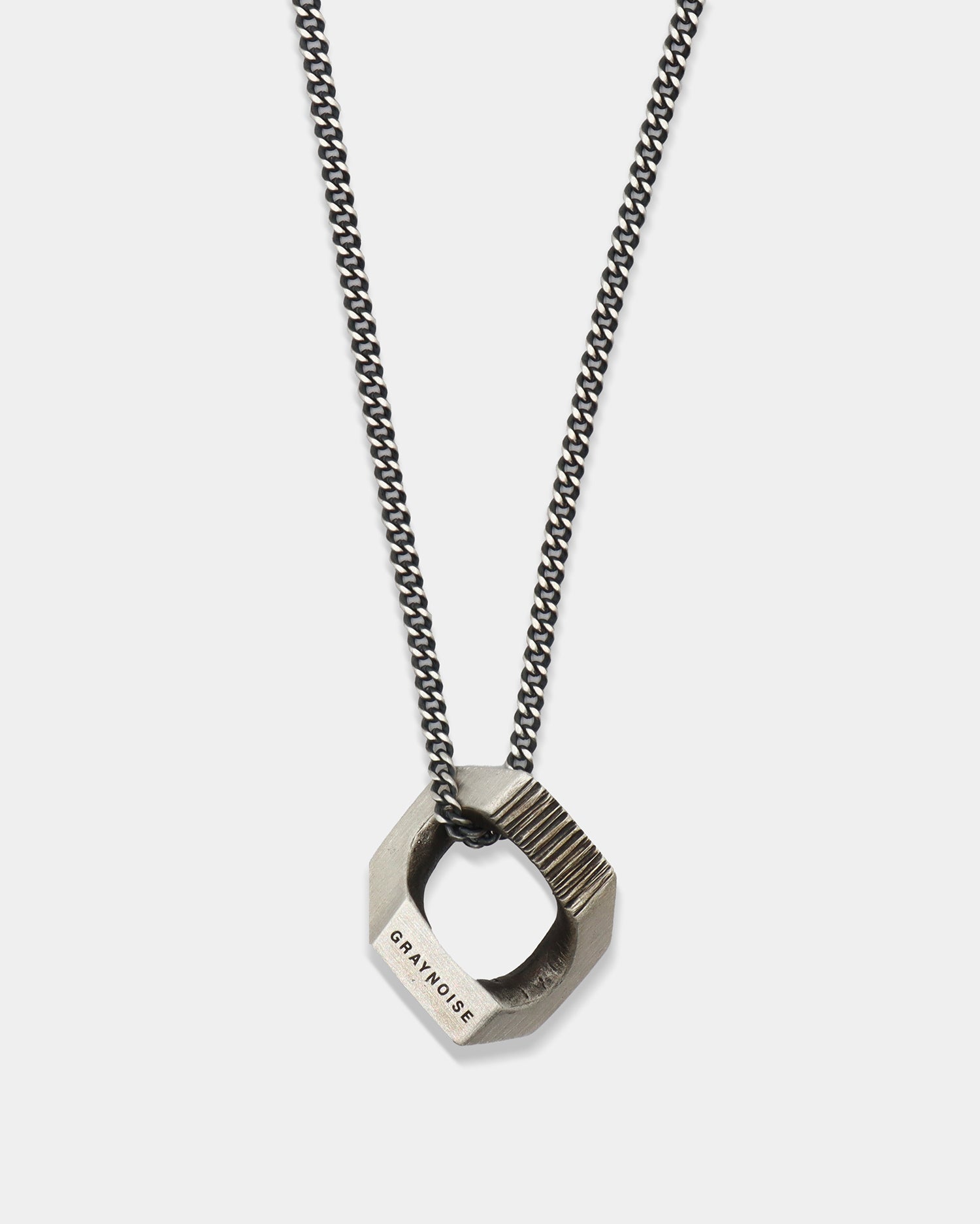 ノイズパターンチェーンペンダント/Noise pattern chain pendant (925 silver)GRAYNOISE/ {{ category }}