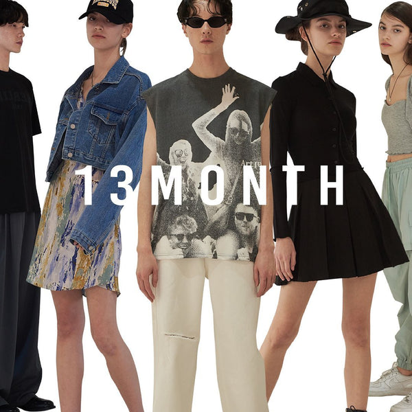【新規入店】日本でも大人気、韓国モードストリートブランド「13MONTH」の取り扱いを開始しました！