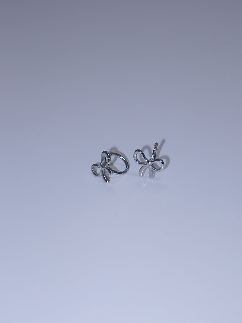 All surgical steel ribbon ring earrings