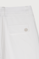 Cotton Wide Pants Ivory