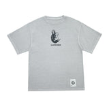キャットピグメントTシャツ (Grey)