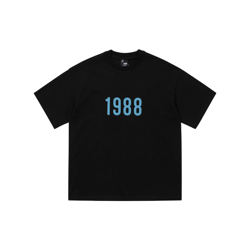 1988 レトロTシャツ - BLACK