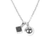 3way 8ball & dice necklace
