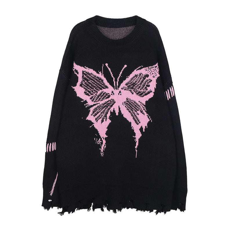 Butterfly Knit Sweater [2color] – 60% - SIXTYPERCENT