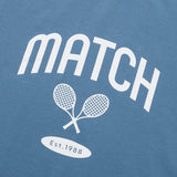 TENNIS MATCH T-SHIRT - BLUE