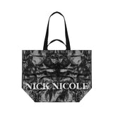 NICOLE REUSABLE TARPAULIN BAG_BLACK