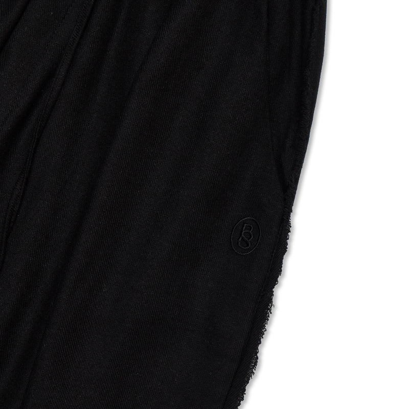 [Blishy] Logo Linen Pants (Black)