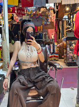 Ethnic hippie turban hairband