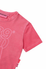 AB X WIND AND SEA CROP T-SHIRTS (PINK)