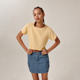Samar Crop T-Shirt Yellow