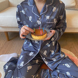 スイートドリームマフィンサテンパジャマ（セットアップ）