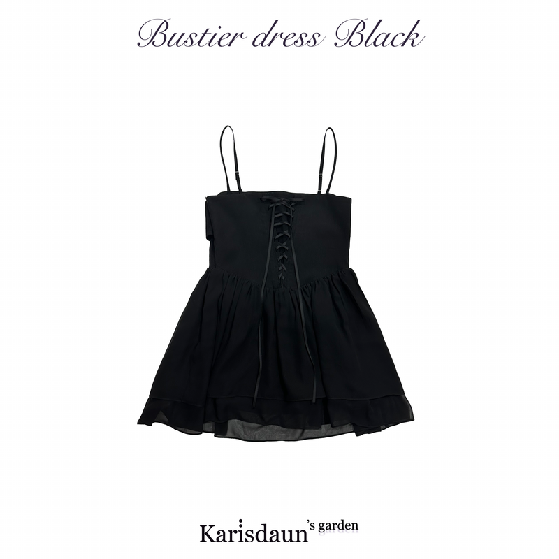 Bustier dress Black