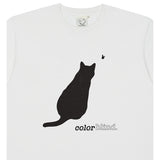 'NABI & CAT' ショートスリーブTシャツ White