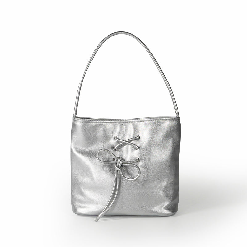 Peach bag_silver