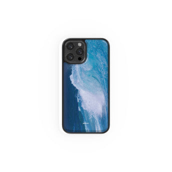 [Epoxy] Dark Blue Crushing Waves Phone Case