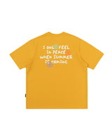 フィーリンピースTシャツ - Yellow