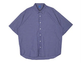 No.0789 スモールチェックレトロハーフシャツ(3color)